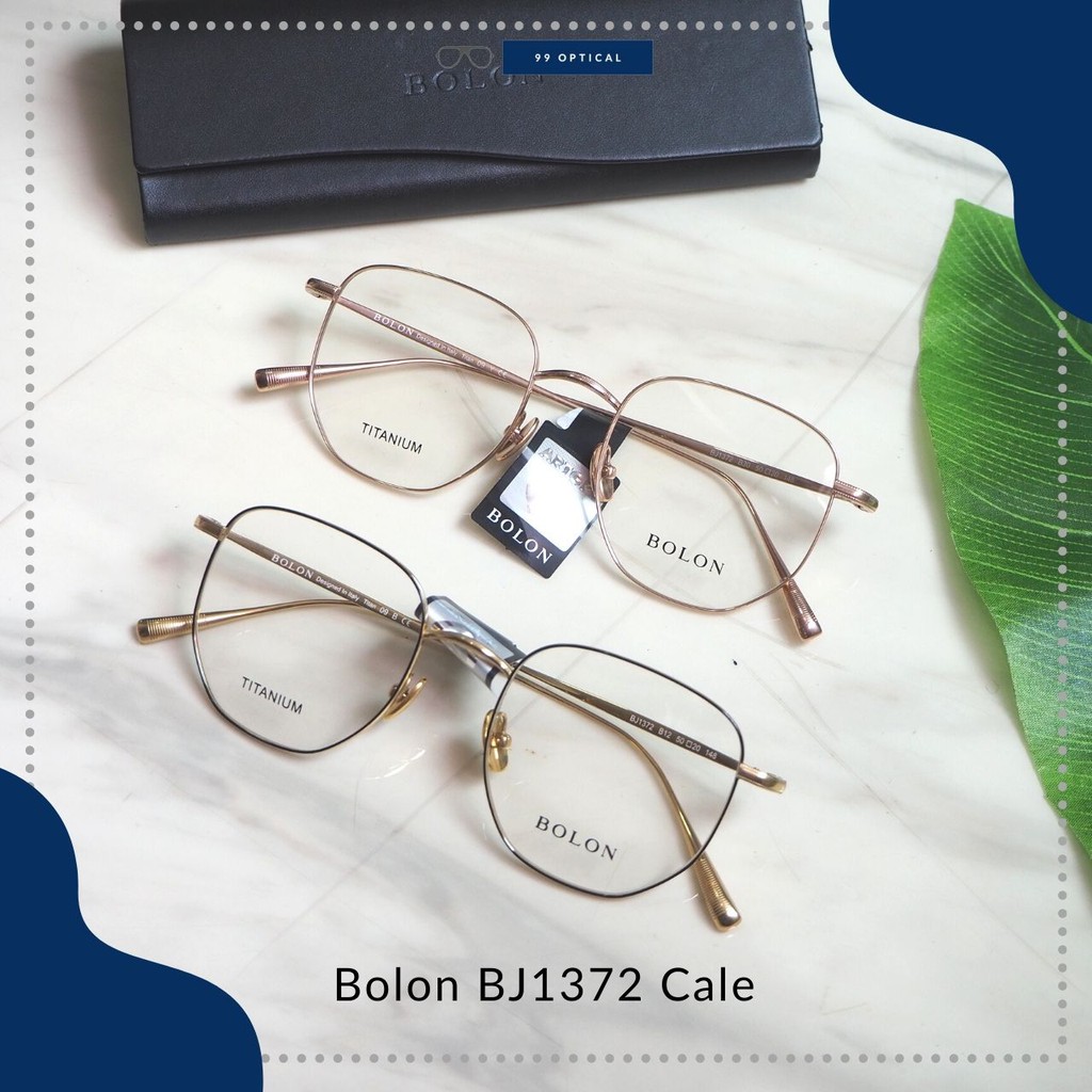 กรอบแว่นตา Bolon รุ่น Cale BJ1372 วัสดุ Titanium เบา ไม่กดหน้า แว่นส