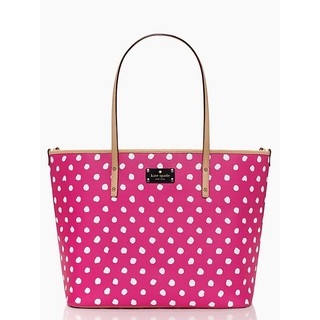 กระเป๋าสำหรับเด็กอ่อน Kate spade Bondi road harmony baby bag ลายจุดสีชมพู ใหม่ แท้