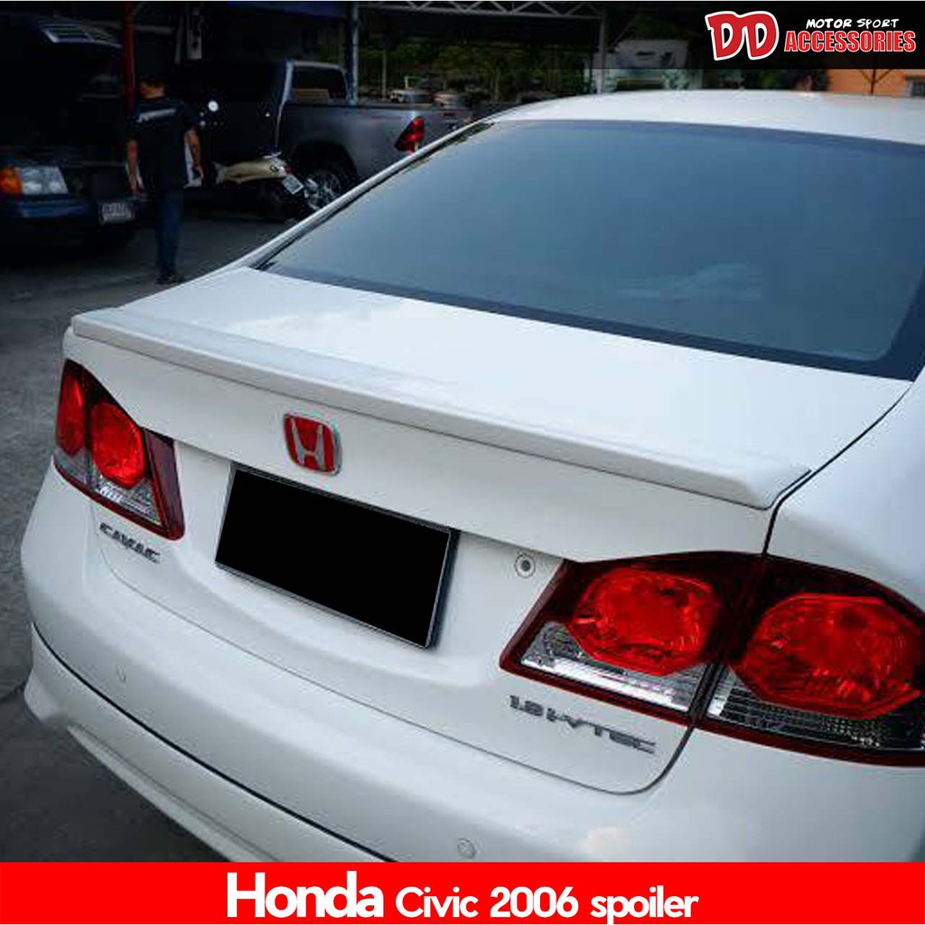 spoiler สปอยเลอร์ สปอยเลอร์หลัง civic 2006 2007 2008 2009 2010 2011 FD ทรงแนบ มีสองแบบ ไม่ทำสี ราคาพ