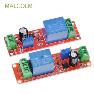 Malcolm โมดูลรีเลย์สวิทช์รีเลย์ Ne555 Dc 5V / 12V อุปกรณ์เสริมสําหรับรีเลย์ 1 ชิ้น