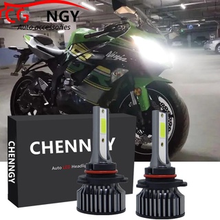 หลอดไฟหน้า LED 6000K CG สีขาว สําหรับ Kawasaki Ninja 250R 2008-2012 ZX6R 03-06 2013-2015 ZX6RR 2 ชิ้น