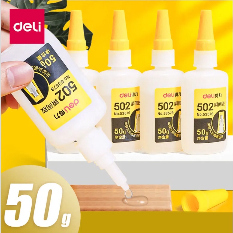 DELI 502 Filling Shoe ArtifactSoft Glue shoes Leather super glue Strong