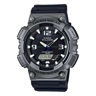 Casio watch รุ่น AQ-S810W-1A4V  นาฬิกาข้อมือ สายเรซิ่น Solar Power - มั่นใจ ของแท้ 100% ประกัน 1 ปีเต็ม