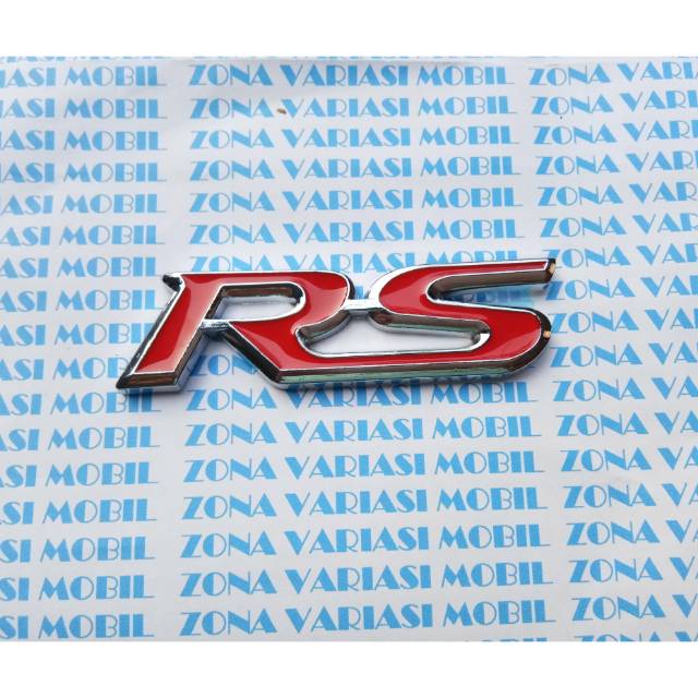 MERAH HONDA RS RED IRON EMBLEM / RS EMBLEM LOGO