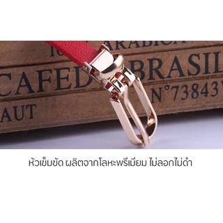 SEABLUES-เข็มขัดหนังพียู เข็มขัดแฟชั่น ใส่ไปทำงานก็ได้ รุ่น KP-648 พร้อมส่งจากไทย
