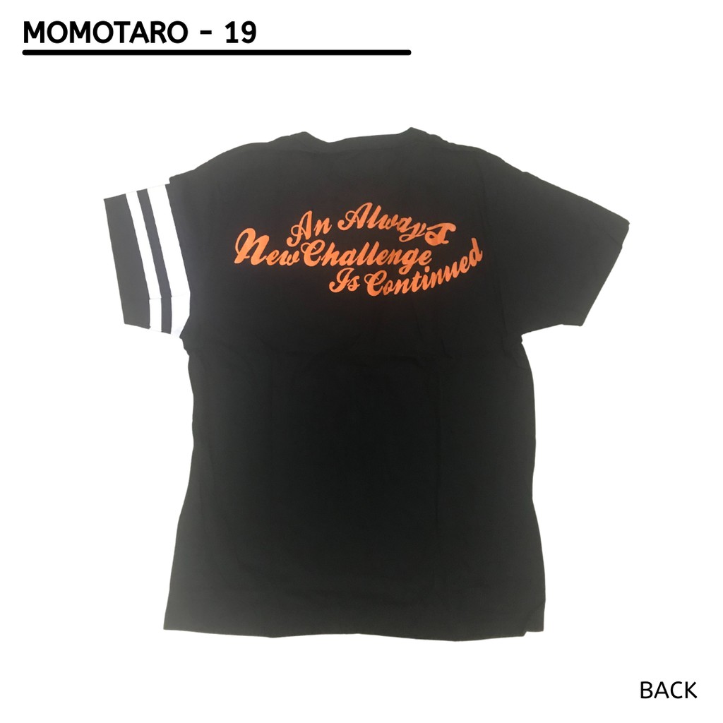 เสื้อยืด MOMOTARO - สีดำ  [MM19]
