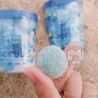 ✎ชีเบิ้ล Sheeple Bath Time Body Scrub สครับเมือกหอยทาก สครับสเนล สครับน้ำตาล ก้อนสีฟ้า