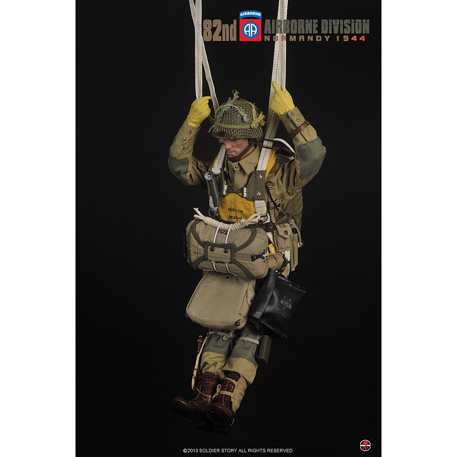 โมเดล ทหารพลร่มสหรัฐ หน่วย 82nd AIRBORNE DIVISION NORMANDY 1944 WW2 ขนาด 1/6 ค่าย Soldier Story