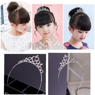 พร้อมส่งจากไทย++ ที่คาดผมมงกุฎเจ้าหญิง งานปาร์ตี้ หญิงสาว เด็กผู้หญิง ที่คาดผม ประดับเพชร เครื่องประดับตกแต่งผม