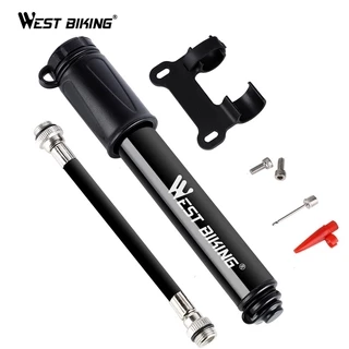 West BIKING ปั๊มลมยางจักรยาน ขนาดเล็ก 120PSI สําหรับจักรยานเสือภูเขา
