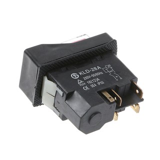 KLD-28A อุปกรณ์สวิตซ์ปุ่มกด กันน้ำ 220V IP55