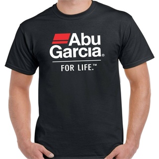 เสื้อยืดลําลอง ผ้าฝ้าย แขนสั้น พิมพ์ลายกราฟฟิค Abu Garcia สําหรับผู้ชายS-5XL