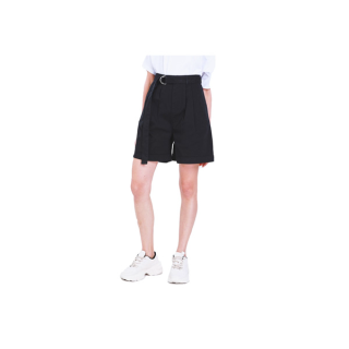 LEE กางเกงขาสั้น SHORTS รุ่น LE L1031B51 สีดำ เสื้อผ้าผู้หญิง กางเกงขาสั้น กางเกงผู้หญิง