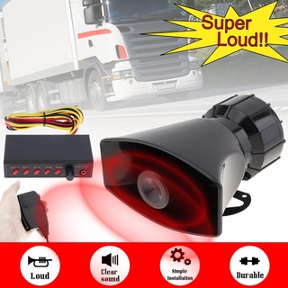 แตรเสียงไซเรน 12v Car Horn 5 Tone 100 W Pa ลําโพง Megaphone Loud สําหรับรถยนต์เรือ