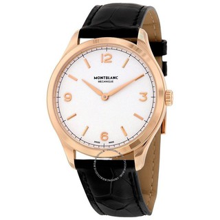 MONTBLANC 112516 Heritage Chronometrie เงิน White Dial นาฬิกาผู้ชาย