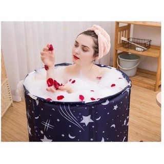 บาร์เรลอาบน้ำพับ Folding bath barrel---สินค้าพร้อมส่ง---