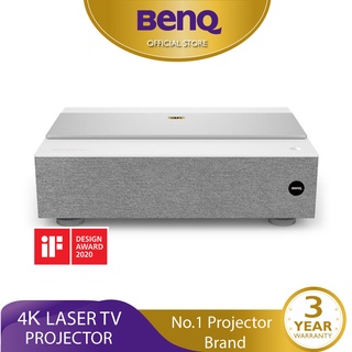 BenQ Projector Model : V6000 White, Laser, RGBW, 4K, HDR/HLG, 3D, MEMC, Trevolo 5W x 2, Light sensor, Throw Ratio 0.2 | ไทยมาร์ท THAIMART VSTECS