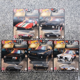 รถเหล็ก Hotwheels Set Boulevard Mustang,Ford,Toyota,De Tomaso,Benz AMG ล้อยาง