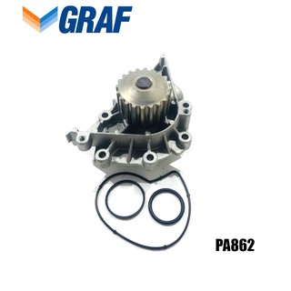 ปั๊มน้ำรถยนต์ ครึ่งลูก (water pump) ซีตรอง CITROEN  Evasion ปี 2000-2002 eng.EW10J4