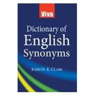 DKTODAY หนังสือ VIVA DICTIONARY OF ENGLISH SYNONYMS ( VIVA BOOKS )