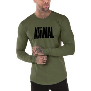 Men Breathable Gyms Fashion Brand O-Neck Slim Fit Tshirt Casual Solid Workout Tee Top Long Sleeve T-shirt Sleeve Fitness