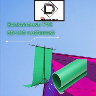 ฉากถ่ายรูป Background PVC 60×130 cm(Green)