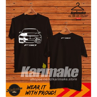 เสื้อยืด พิมพ์ลายรถยนต์ Bmw F30 Karimake