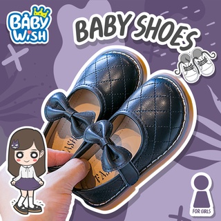 Baby wish รองเท้าเด็ก รองเท้าหนังเด็ก รองเท้าเด็กผู้หญิง สำหรับเด็กในฤดูใบไม้ร่วง