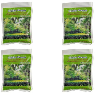 Golden Flower Organic Fertilizer Pellet ชนิดอัดเม็ดสีเขียว 1 กิโลกรัม (4ถุง)