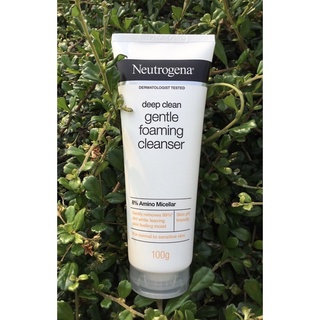 Neutrogena deep clean gentle foaming cleanser 100g.