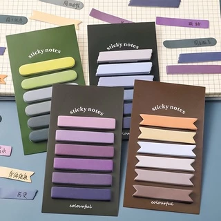 กระดาษโน๊ต แถบสี 4 แบบ คั่น หนังสือ สมุด สวยมาก กระดาษโน้ต เครื่องเขียน โพสคั่น index