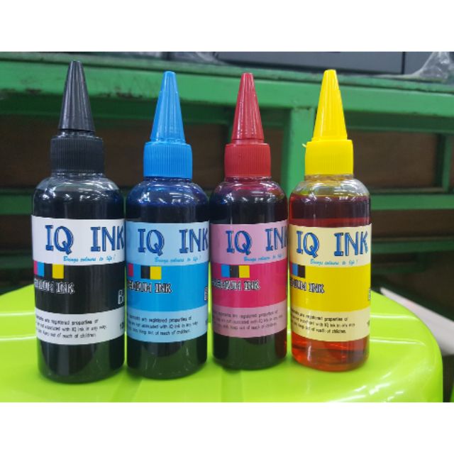 หมึกเติม Canon 100ml. BK C M Y สีสดสวยทนนานประกันคุณภาพ