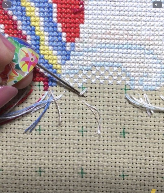 แหวนจัดระเบียบไหม รุ่นใหม่ เข็มหัวทู่ 2ขนาเดcrosstitchs. 🤲งานhandmade🙌 Trolley_needle