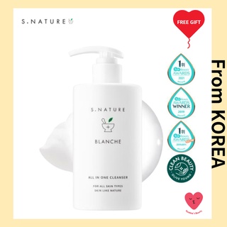 [S.nature] Blanche All In One คลีนเซอร์ทําความสะอาดผิวหน้า 260ml