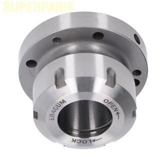 Superparis ER40 Collet Chuck 7 Holes Clamping Nut Holder For CNC Milling Machine Lathe Tool