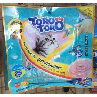 ขนมแมวเลีย Toro Toro ขนาด 15 ก. บรรจุ 25 ซอง