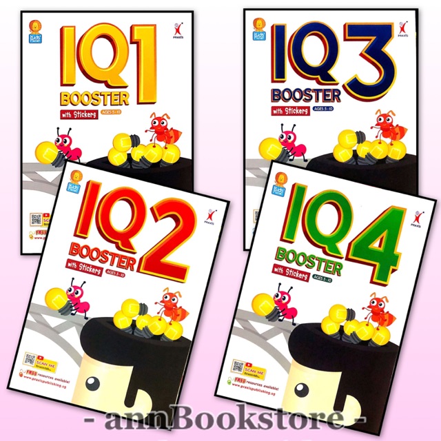 [ABO] Iq BOOSTER BOOK 1-4 พร้อมสติ๊กเกอร์