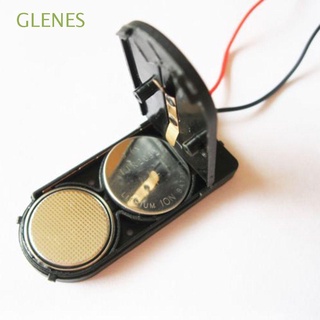 Glenes เคสแบตเตอรี่พลาสติก 6V CR2032 2 ชิ้น ต่อล็อต ทนทาน สีดํา 5 ชิ้น ต่อชุด