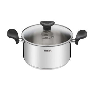 หม้อ tefal หม้อสองหู Primary รุ่น E3084435 รุ่น B9054414 ขนาด 20 ซม. สีเงิน หม้อชาบู