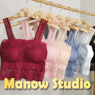 บราสายเดี่ยว เสื้อกล้าม สายเดี่ยว บราสายเดี่ยวแบบสวม 1882# Manow.studio