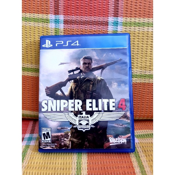 แผ่นเกมส์ PS4 Sniper elite 4 มือสองครับ