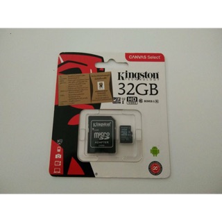 เมมโมรี่การ์ด 32 GB Kingston (แท้)