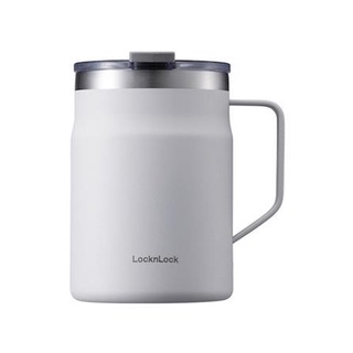 กระติกสูญญากาศ LOCKNLOCK METRO MUG 475 มล. สีขาว ์เก็บความร้อน-เย็น