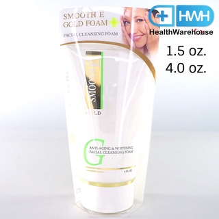 Smooth E Gold Anti-aging &amp; Whitening Facial Cleansing Foam 1.5 oz. / 4.0 oz.