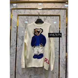 เสื้อสเวตเตอร์ SWEATER POLO RALPH LAUREN 3D KNIT สวยหรู งานหมีนูนๆ