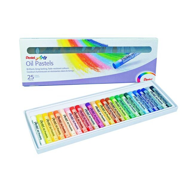 สีชอล์ค เพนเทล Pentel Oil Pastels 25สี