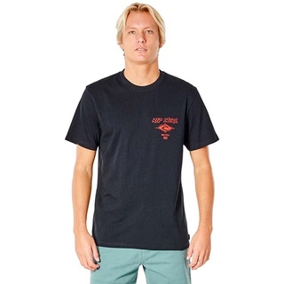 เสื้อยืดแขนสั้น ผ้าฝ้าย พิมพ์ลาย Rip Curl Fade Out Icon คุณภาพสูง แฟชั่นดั้งเดิม สําหรับผู้ชาย