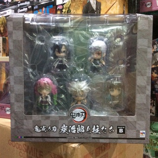 ✅  สินค้าพร้อมส่ง : (Mascot set B) MegaHouse Kimetsu no Yaiba Tanjiro and the Pillars Mascot Demon Slayer