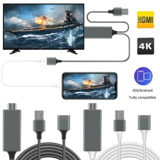 3 in1สาย MHL สำหรับ iPhone HDMI สำหรับ Samsung โทรศัพท์โปรเจคเตอร์/ทีวี2M MHL HDMI 1080P HDTV Cable Adapter