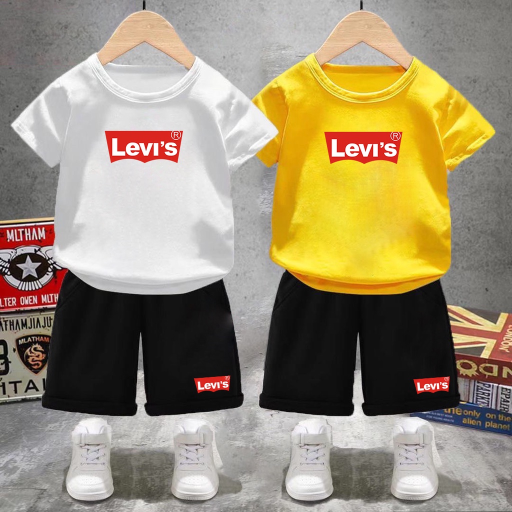 ชุดเช็ตเสื้อยืดเเละกางเกงขาสั้น ใส่ได้ทั้งเด็กชาย-เด็กหญิง 👩‍🦰🧑 ใส่เที่ยวทุกเทศกาล สุดน่ารักทุกเท่ห์